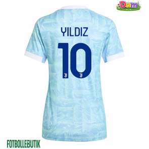 Juventus Kenan Yildiz #10 Bortatröja Kvinnor 2025-26 Kortärmad